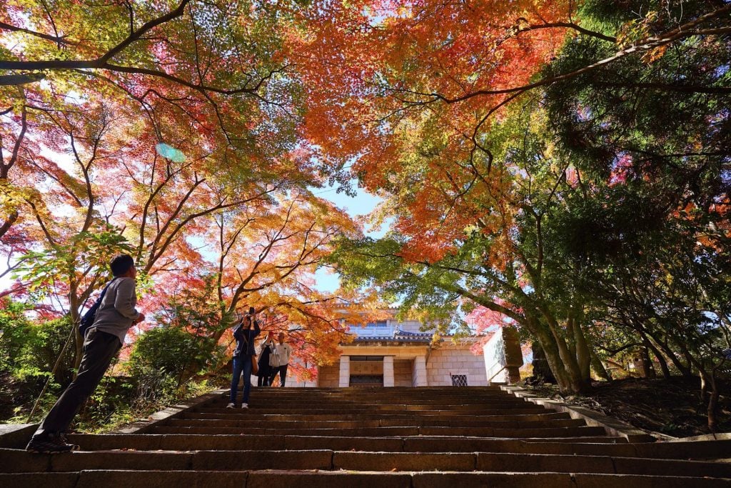功山寺の紅葉
