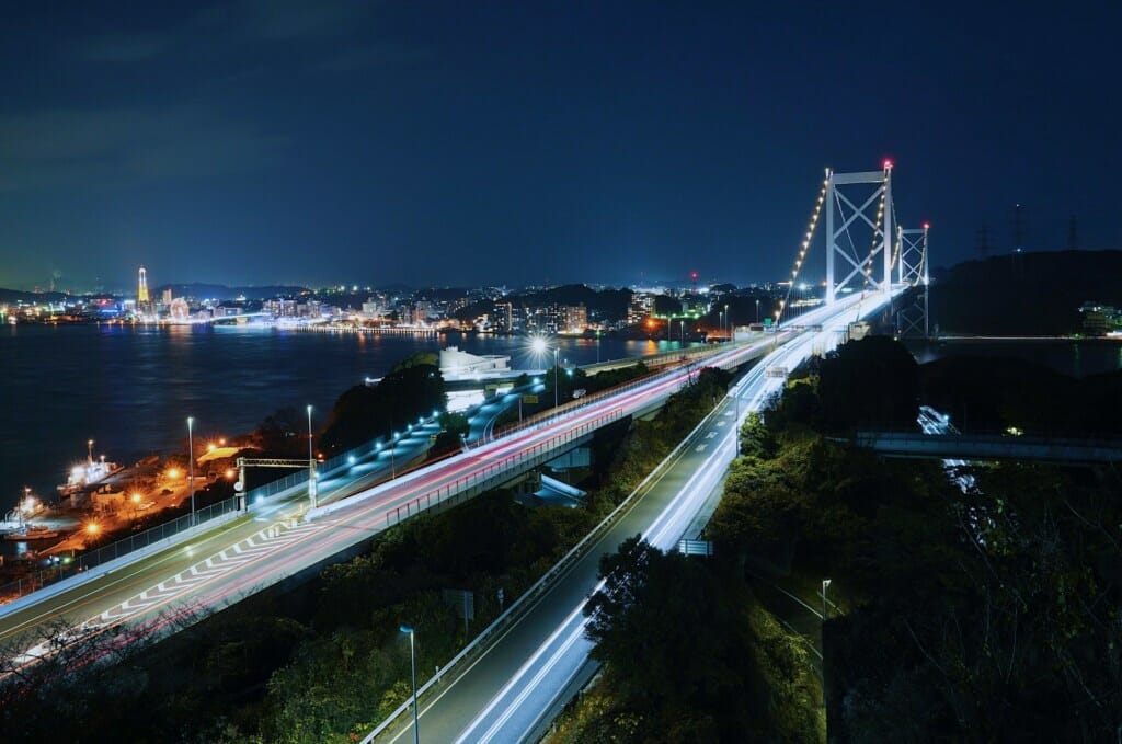 関門橋夜景