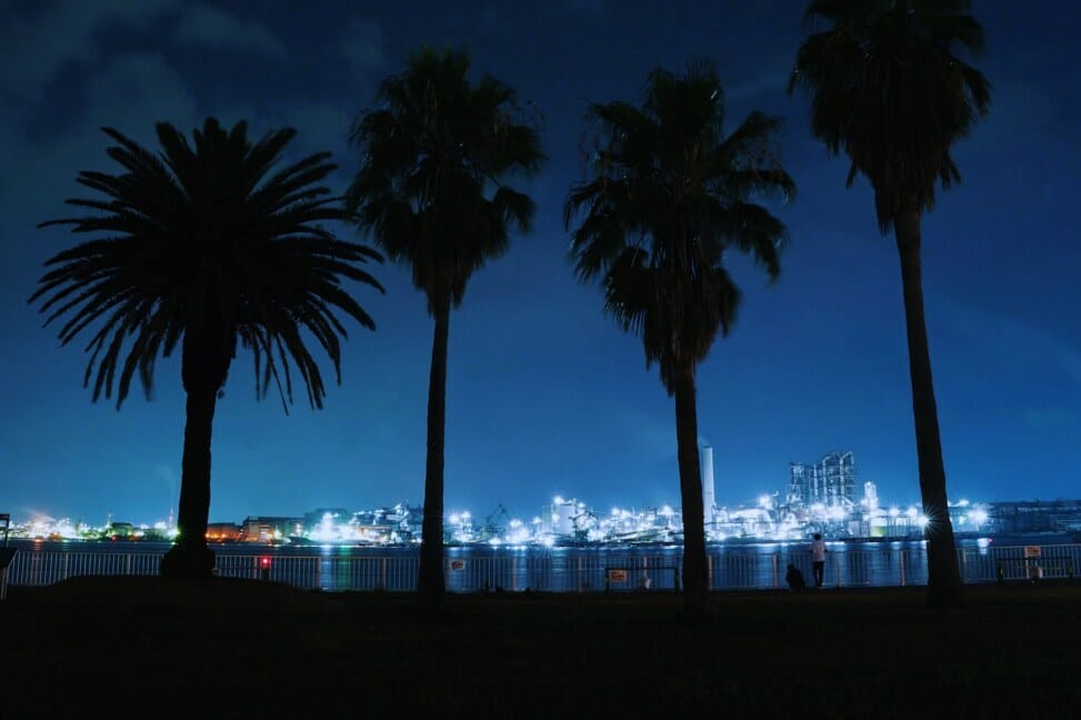 周南市の工場夜景