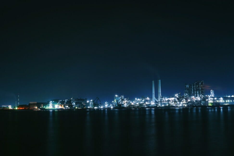 周南市工場夜景