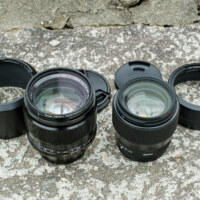 XF56mmF1.2 R APDとSIGMA 56mm F1.4 DC DN