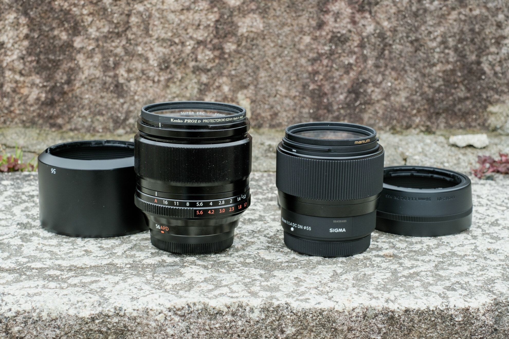 XF56mmF1.2 R APDをSIGMA 56mm F1.4 DC DNへ入れ替えるか検討 – JAY